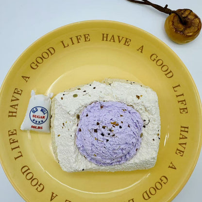 2Layer Taro Toast Taba Squishy