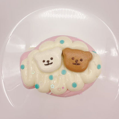 Triple Bear Mousse Taba Squishy