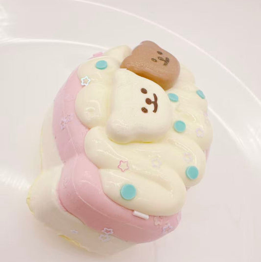 Triple Bear Mousse Taba Squishy