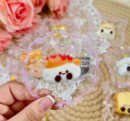 Jellycat inspired shrimp tempura sushi squishy, adorable kawaii food toy.
